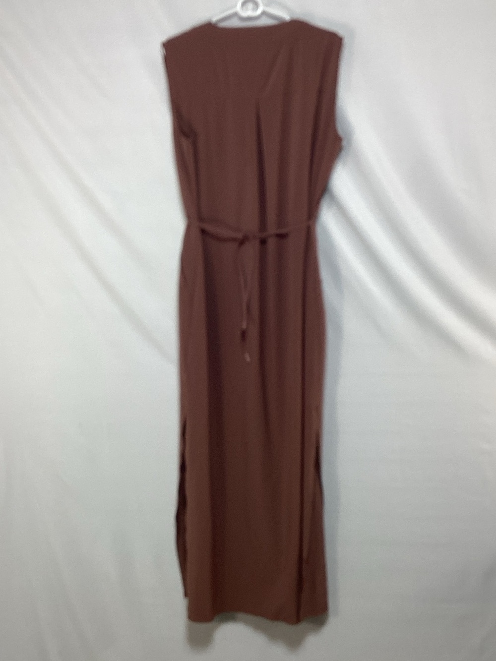 Athleta MT Sleeveless V-Neck Maxi Dress — Warm Brown - Picture 5 of 12